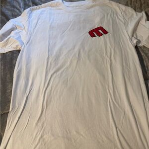Etnies White Tee with Red Logo